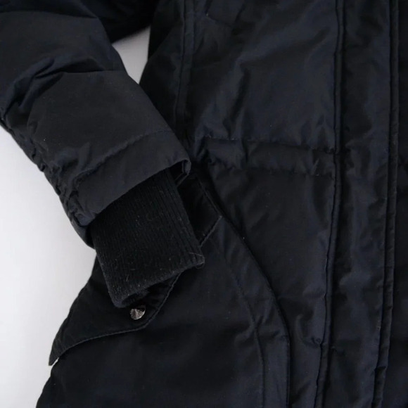 Sam Edelman Black Parka with Faux Fur Trim Hood Size Small - Picture 8 of 15